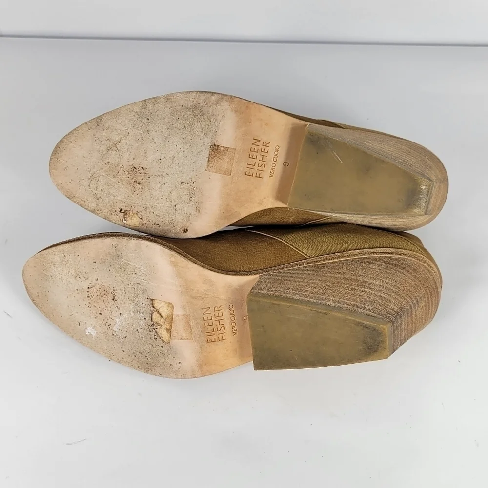 Eileen Fisher Leather Boots #657 Size 9